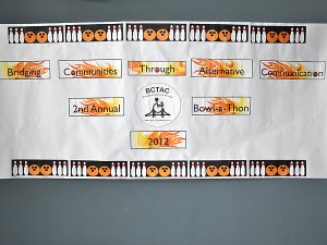 Bowling pin artwork by Thanh D