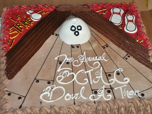 Bowling a perfect game requires a spectacular treat! Thanks Betsy!