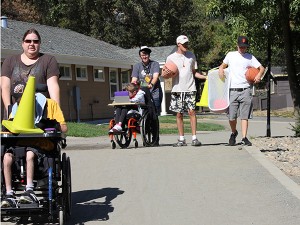 The Crew gets ready for B-ball.