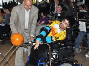 Haseeb is hoping to bowl the perfect game.